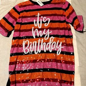 WHY dress NWT sequin Birthday